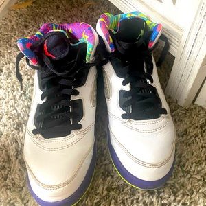 Jordan 5s bel airs size 2
